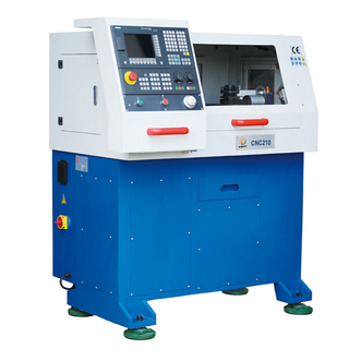 CNC210 CNC Lathe With 4 Positions Toolpost & 1'' Bore