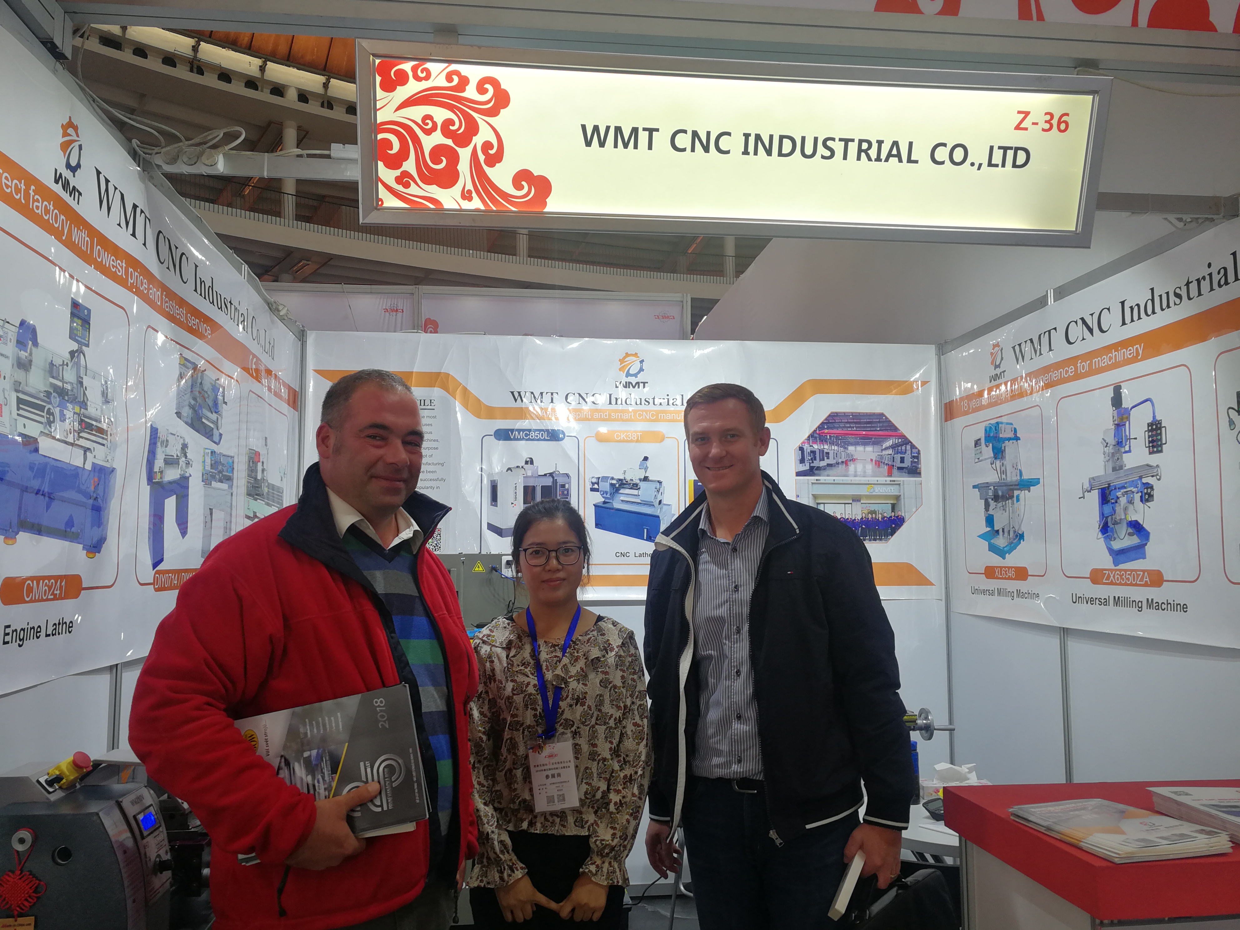 Most exicted time for WMT CNC Industrial Co.,Ltd at MSV 2018 Exhibition 