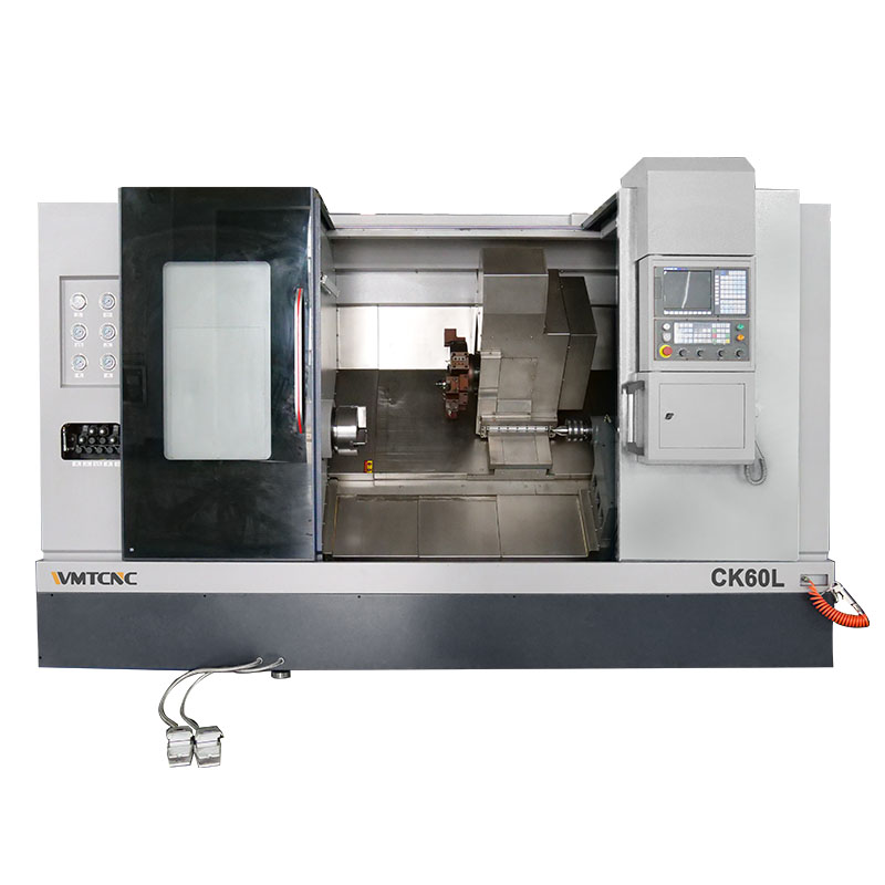 Automatic Accuracy Slanting Bed CK60L Taiwan Technology Cnc Slant Bed Cnc Lathe Turning Machine