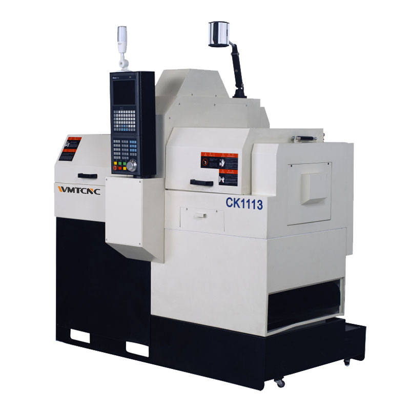 WMTCNC Swiss type CNC automatic lathe machine CK1113B with Dual Spindle