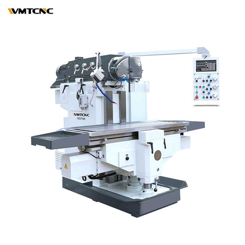 WMT Precision Milling Machine X5750 Ram Type Milling Machine with DRO