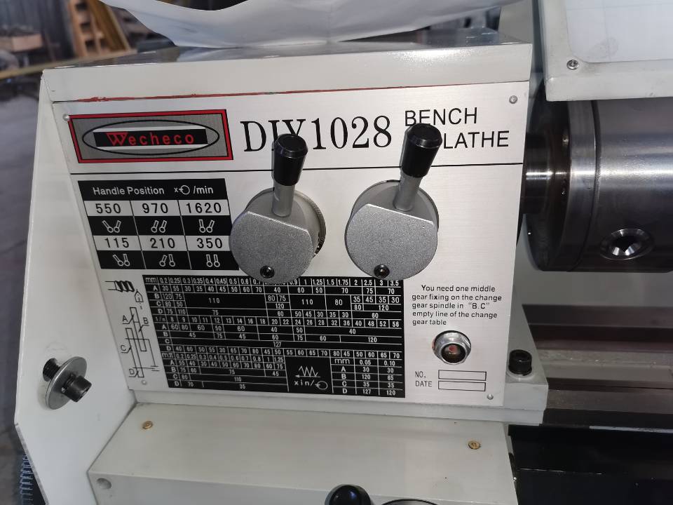 DIY1028(BVB25L)mini Metal Lathe with CE Protection 