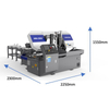 HBS330-A High Quality Rotating Horizontal Band Sawing Machine with CE