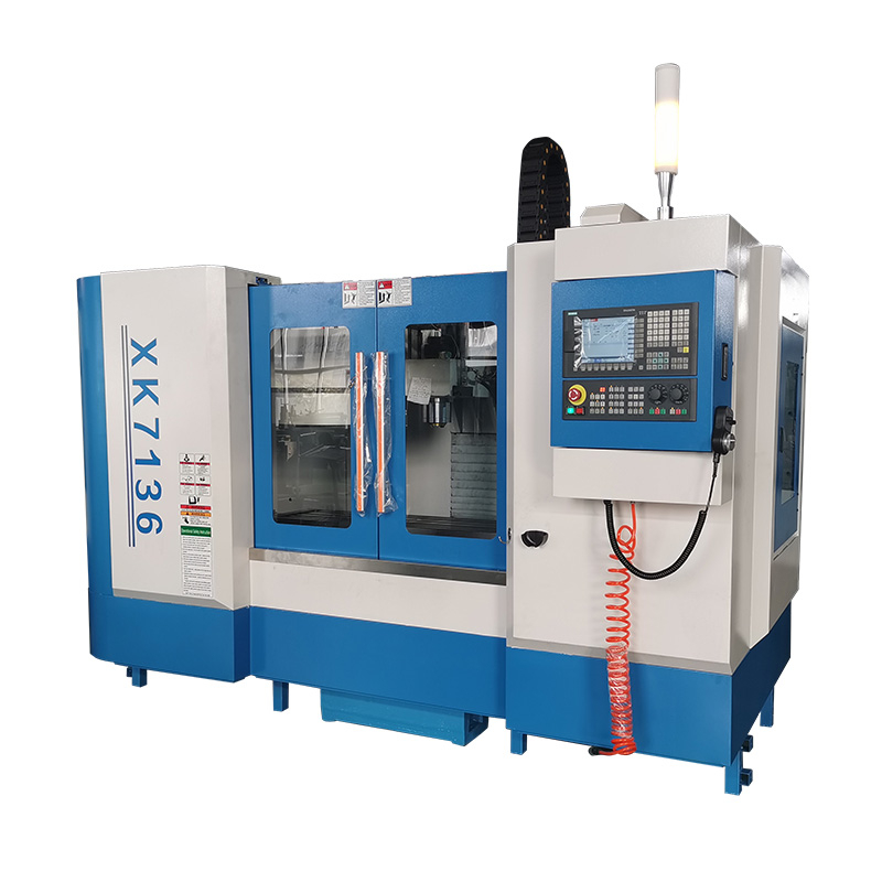 XK7136 2019 HOT SELLING 3 AXIS CNC MILL WITH 12 POSITION ATC