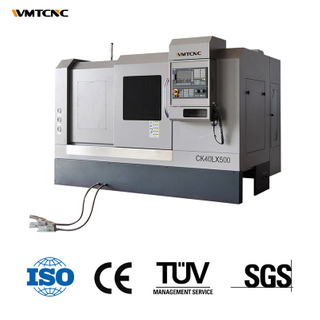 WMT Cnc Torno Automatic CK40Lx500 Precision Metal CNC Slant Bed Lathe Machine with High Rigidity for Sale