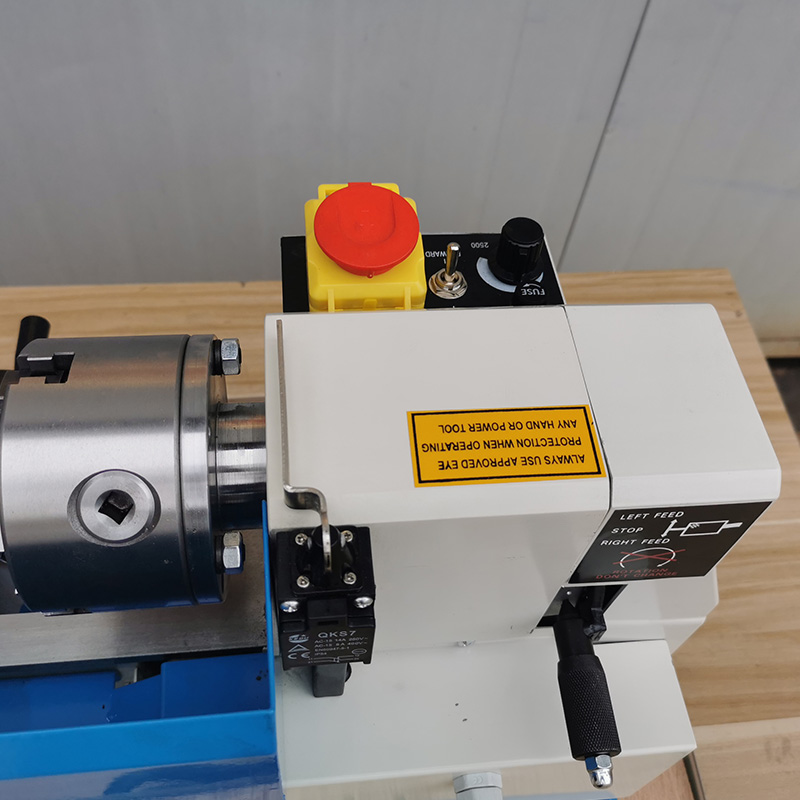 Manual Precision Mini Lathe Machine DIY0714 Mini Metal Lathe for DIY And School Training