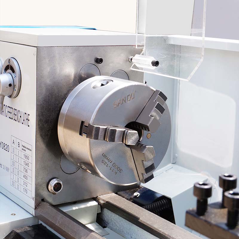 WMTCNC Manual Bench Type Turning Lathe Machine DIY0820 Small Lathe Mini Metal Lathe