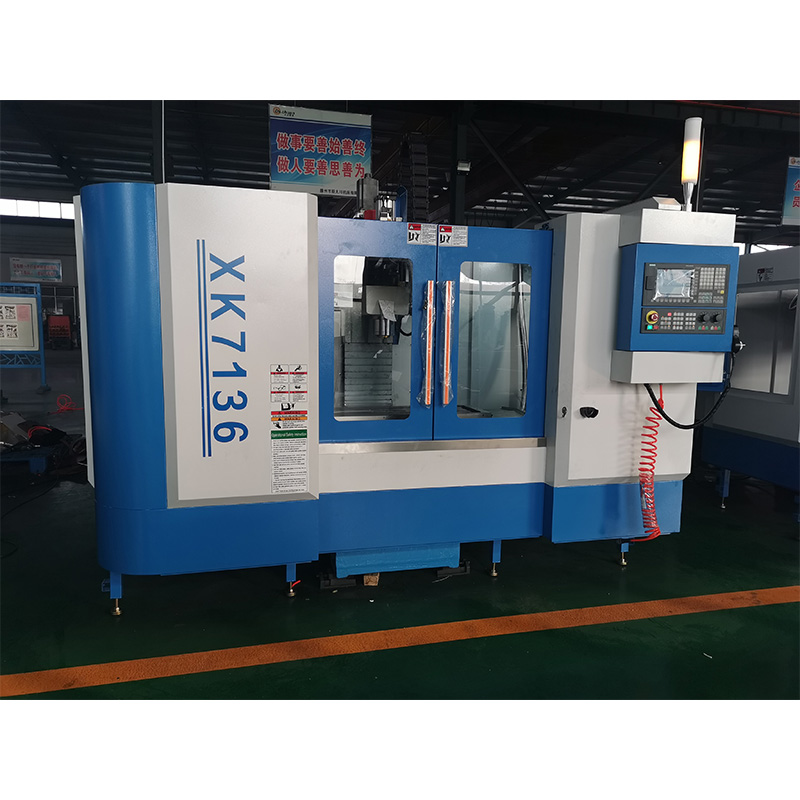 XK7136 2019 HOT SELLING 3 AXIS CNC MILL WITH 12 POSITION ATC
