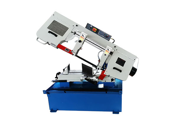 Composition and operation rules of horizontal band sawing machine