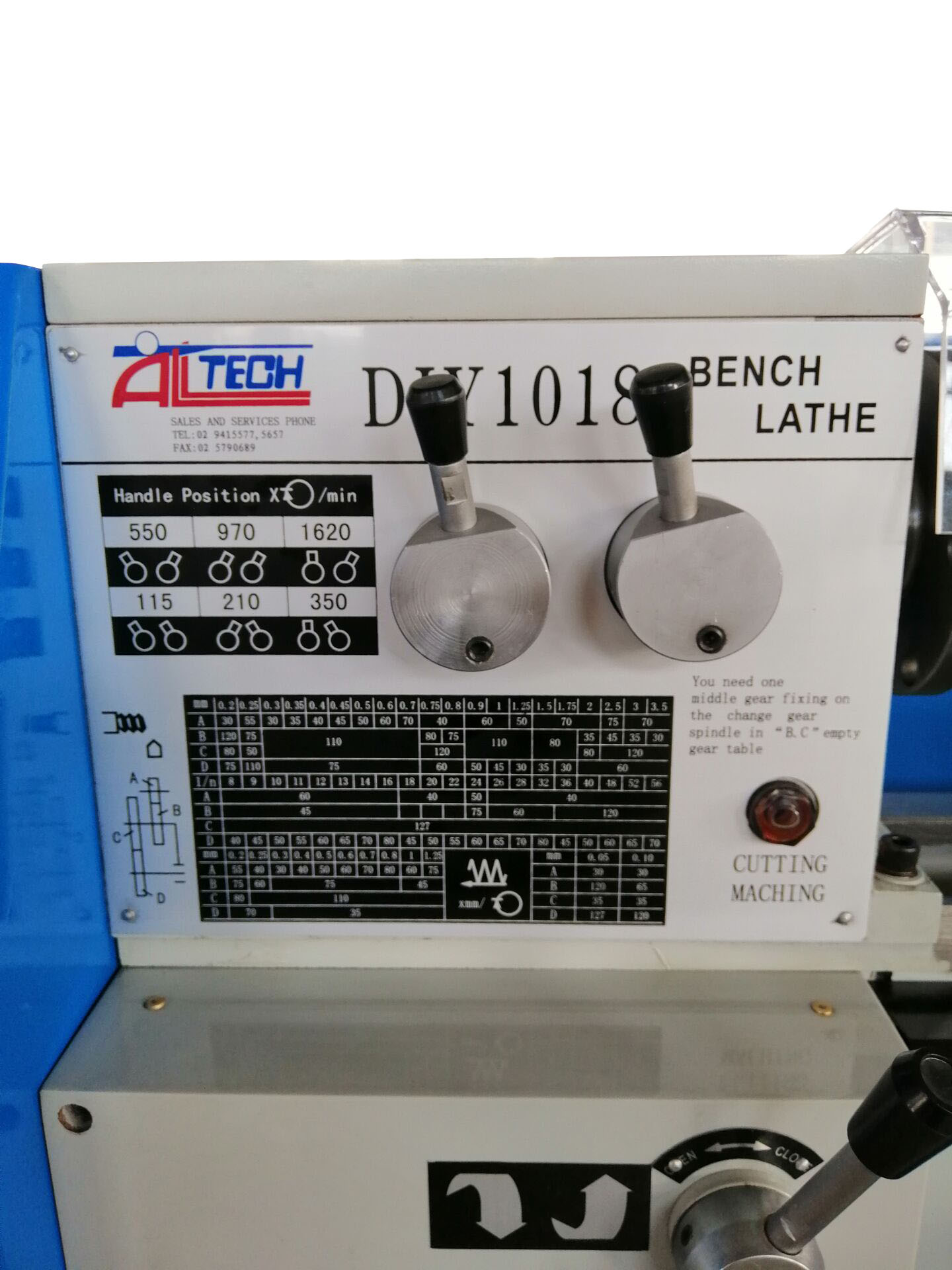 DIY1028 Gear Head Metal Lathe 