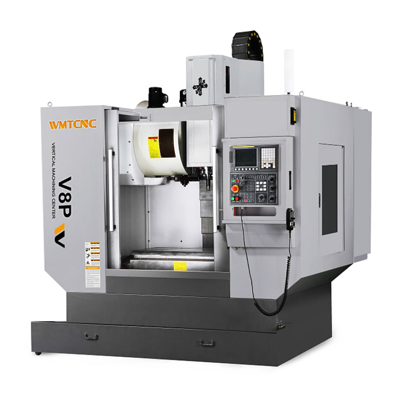 High Speed Cnc Metal Milling Machines V8P Cnc 4 Axis Vertical Machining Center for Metal 