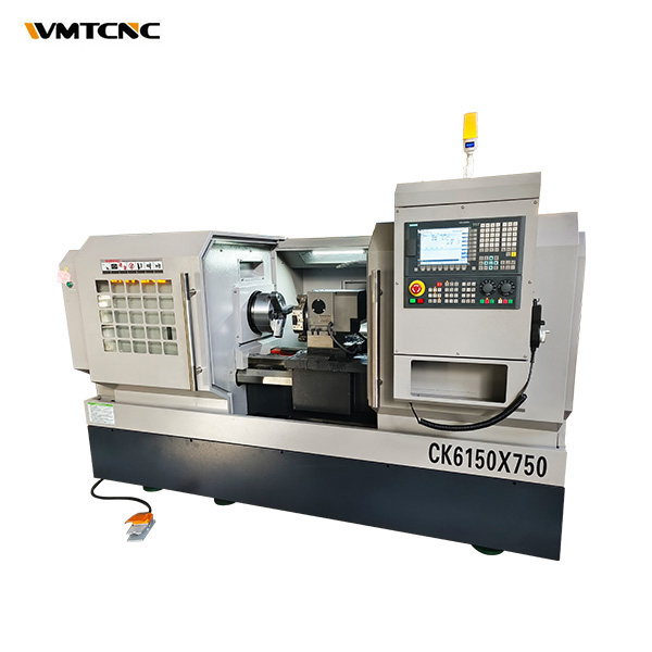 Precision Bench Cutting Machine CK6150x750 CNC Lathe Turning Machine for Metal Cutting