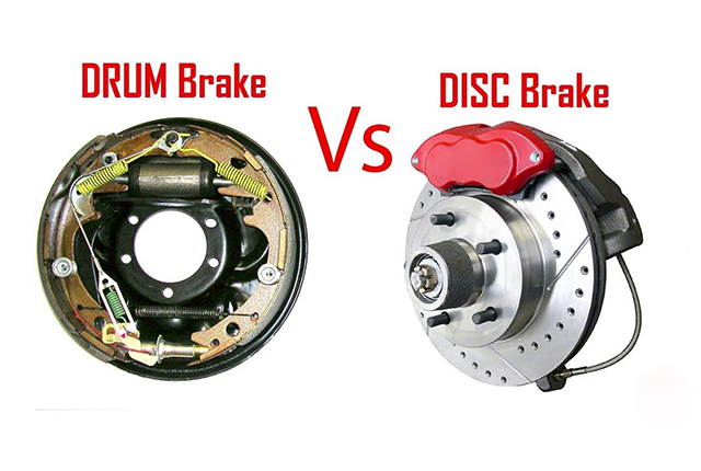 What are differences between Disc Brake and Drum Brake?